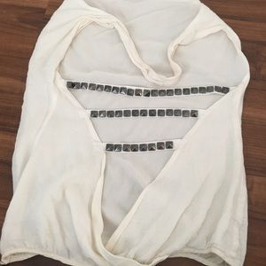 Open back tube top